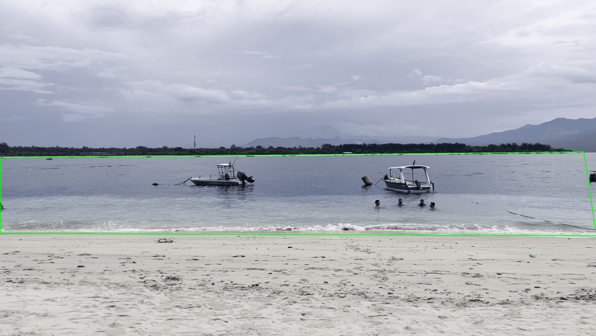 Another example of NWSD detecting the waterline.